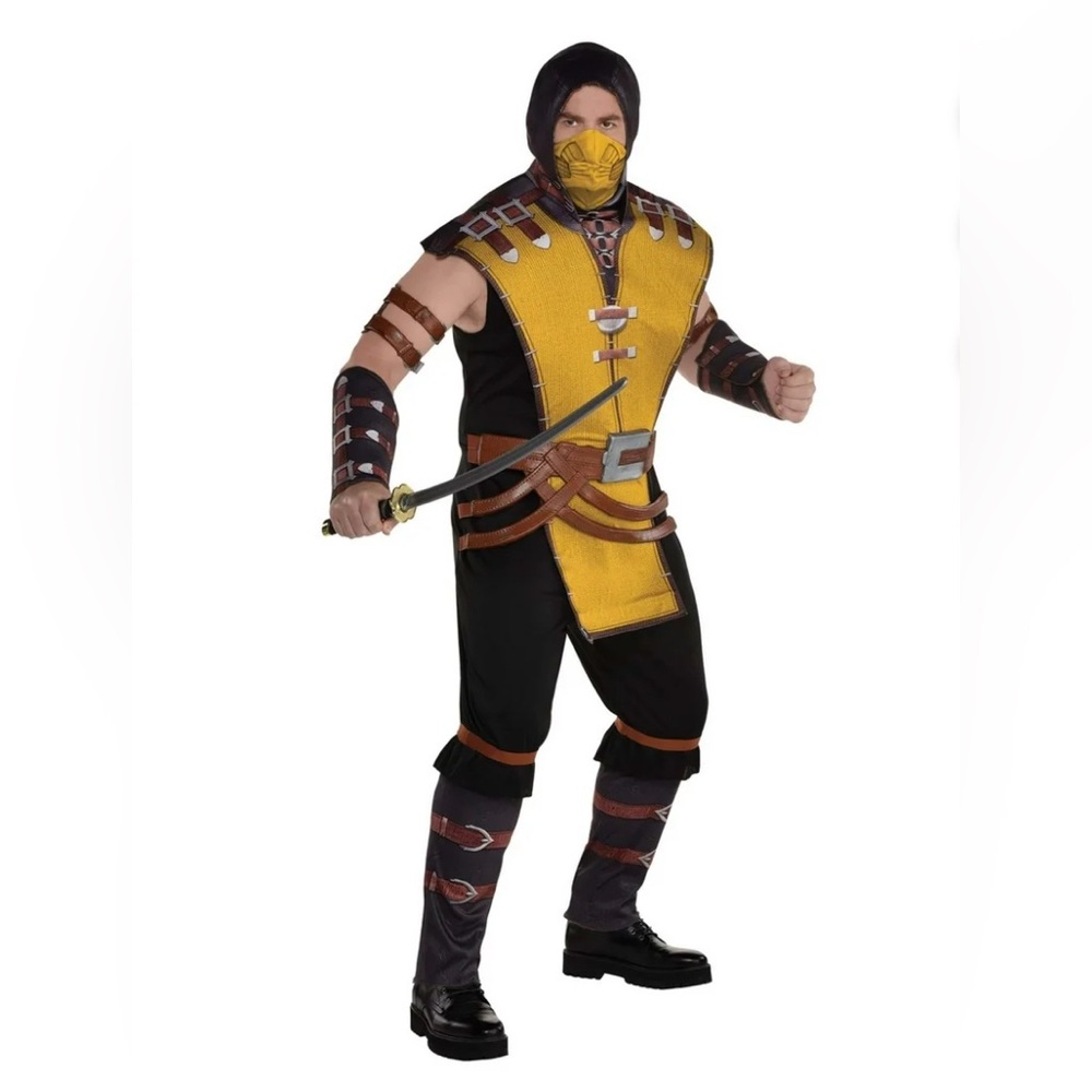 Mortal Kombat adult Scorpion Costume